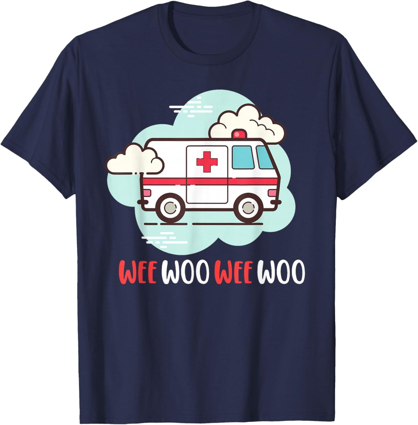 Cute ambulance for kids T-Shirt - T-Shirt | Navy