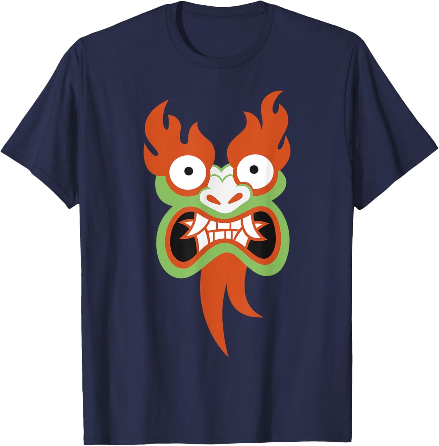 Samurai Jack Aku Big Face T-Shirt - T-Shirt | Navy
