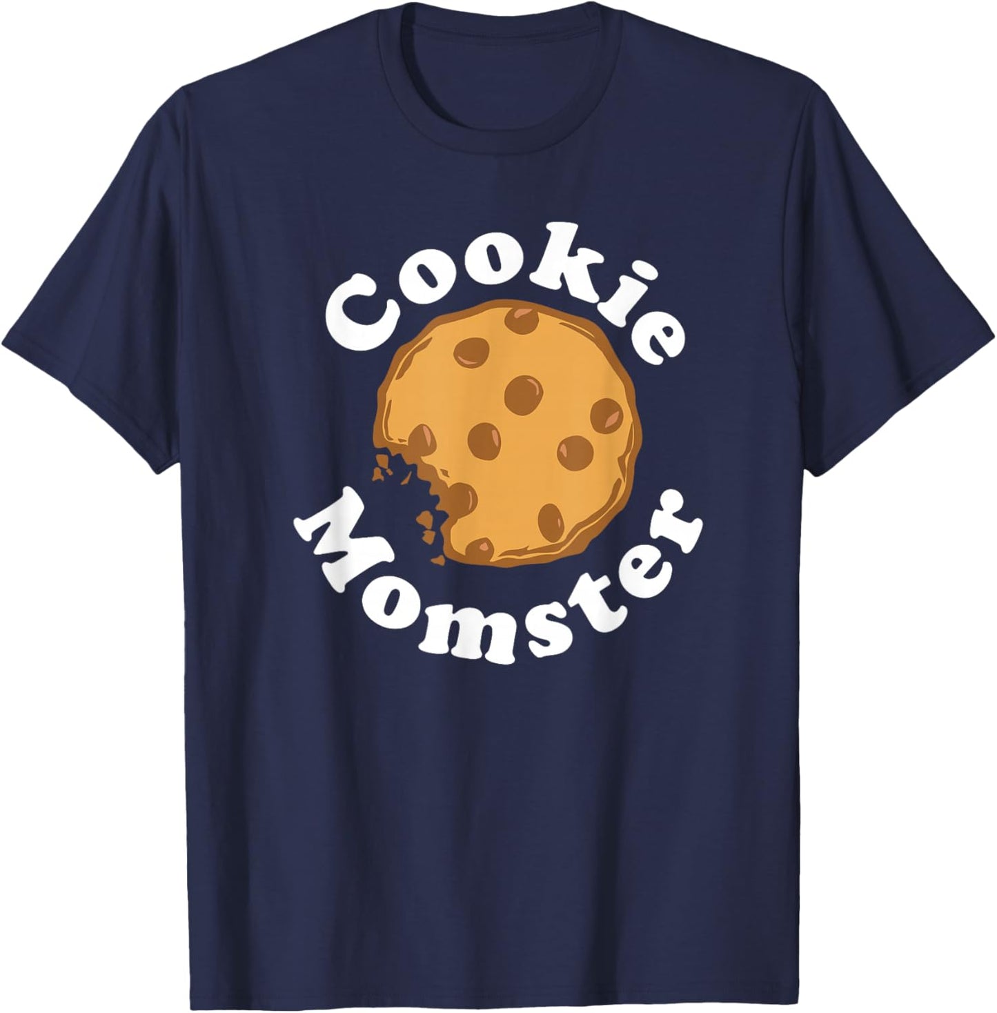 Cookie Momster funny baking Mom Baker gift T-Shirt - T-Shirt | Navy