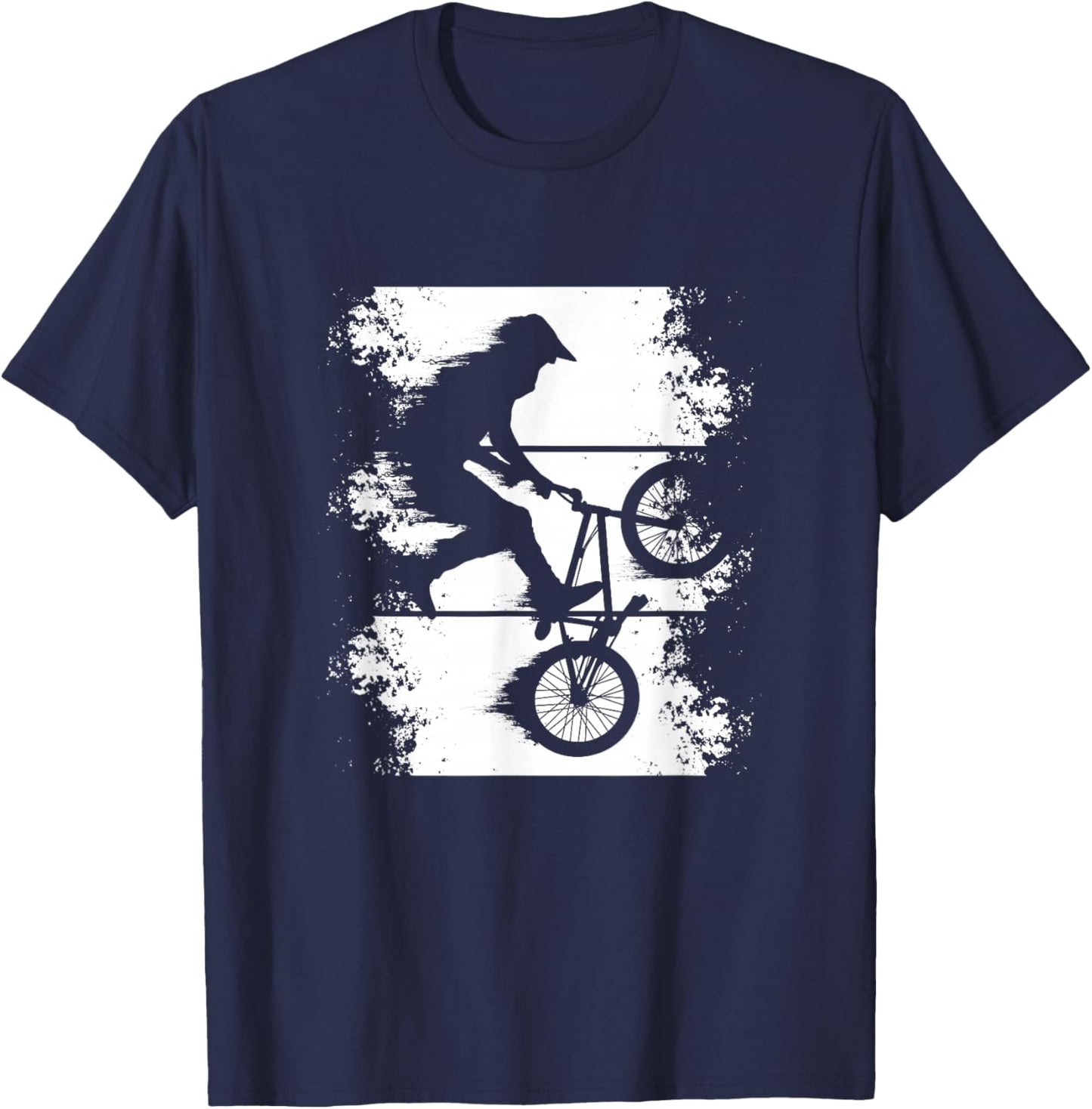 BMX Vintage Bike Fans Gift Boys Youth Bike BMX T-Shirt - T-Shirt | Navy