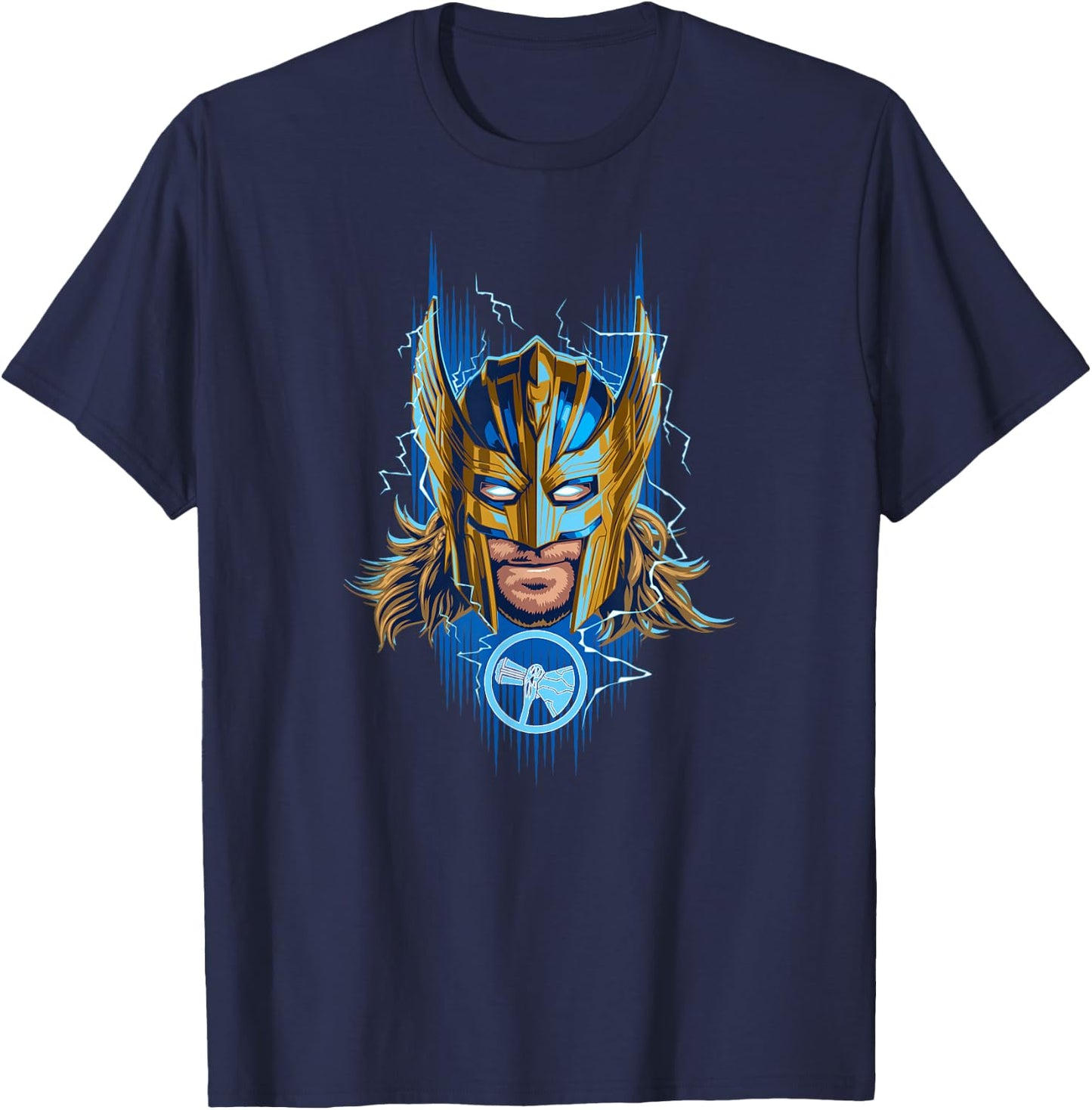 Marvel Thor: Love and Thunder Golden Armor Thor T-Shirt - T-Shirt | Navy