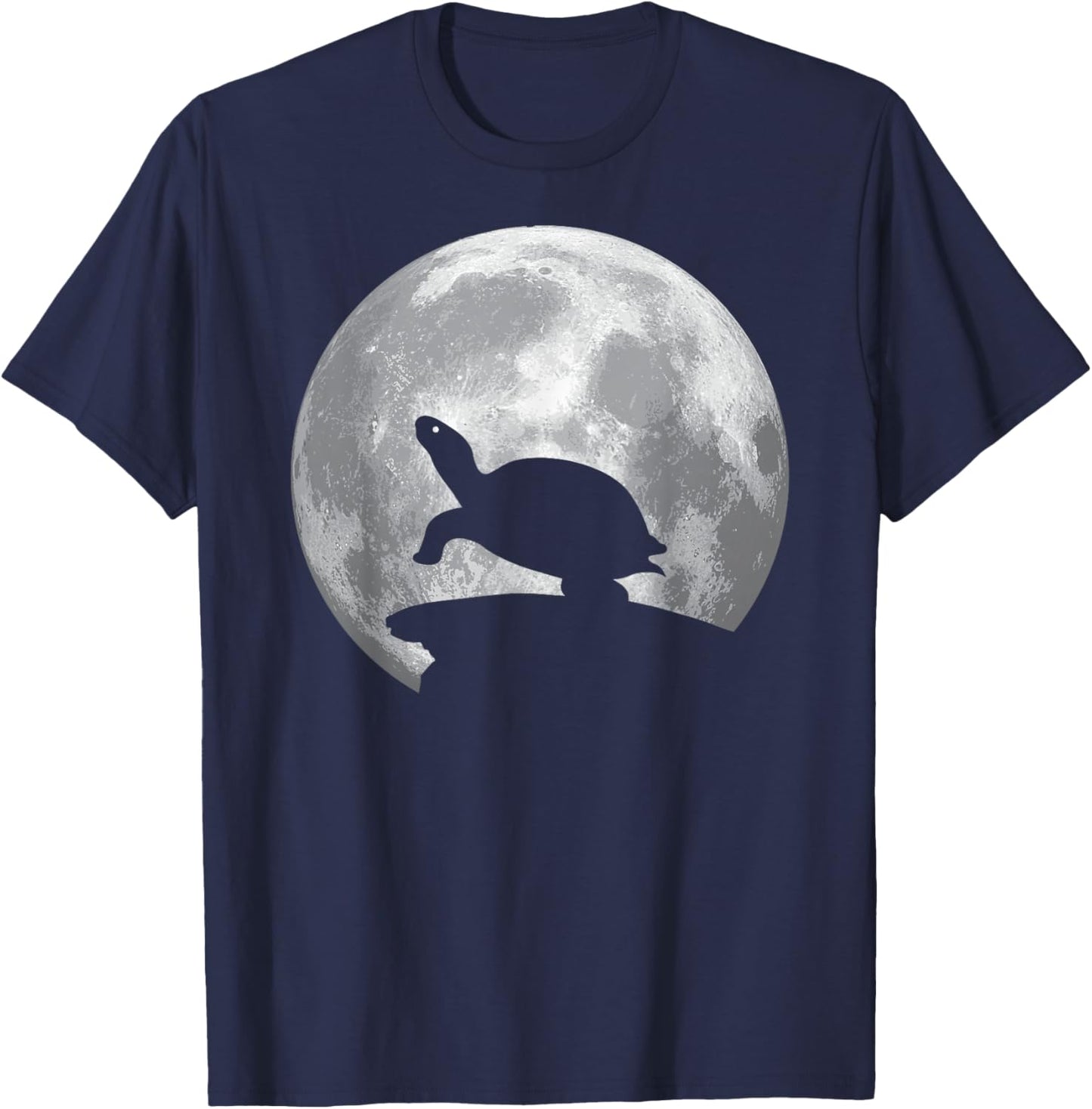 PAINTED TURTLE And Moon Vintage Halloween Costume T-Shirt - T-Shirt | Navy