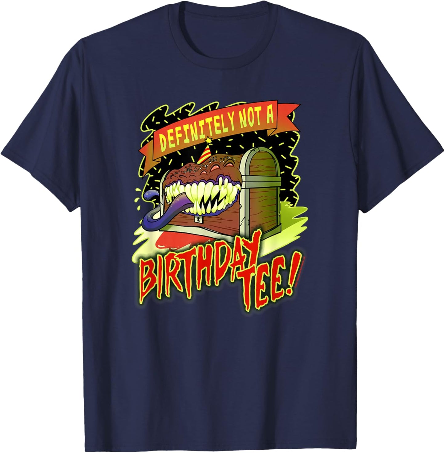 Dungeons & Dragons Birthday Definitely Not A Birthday ! T-Shirt - T-Shirt | Navy