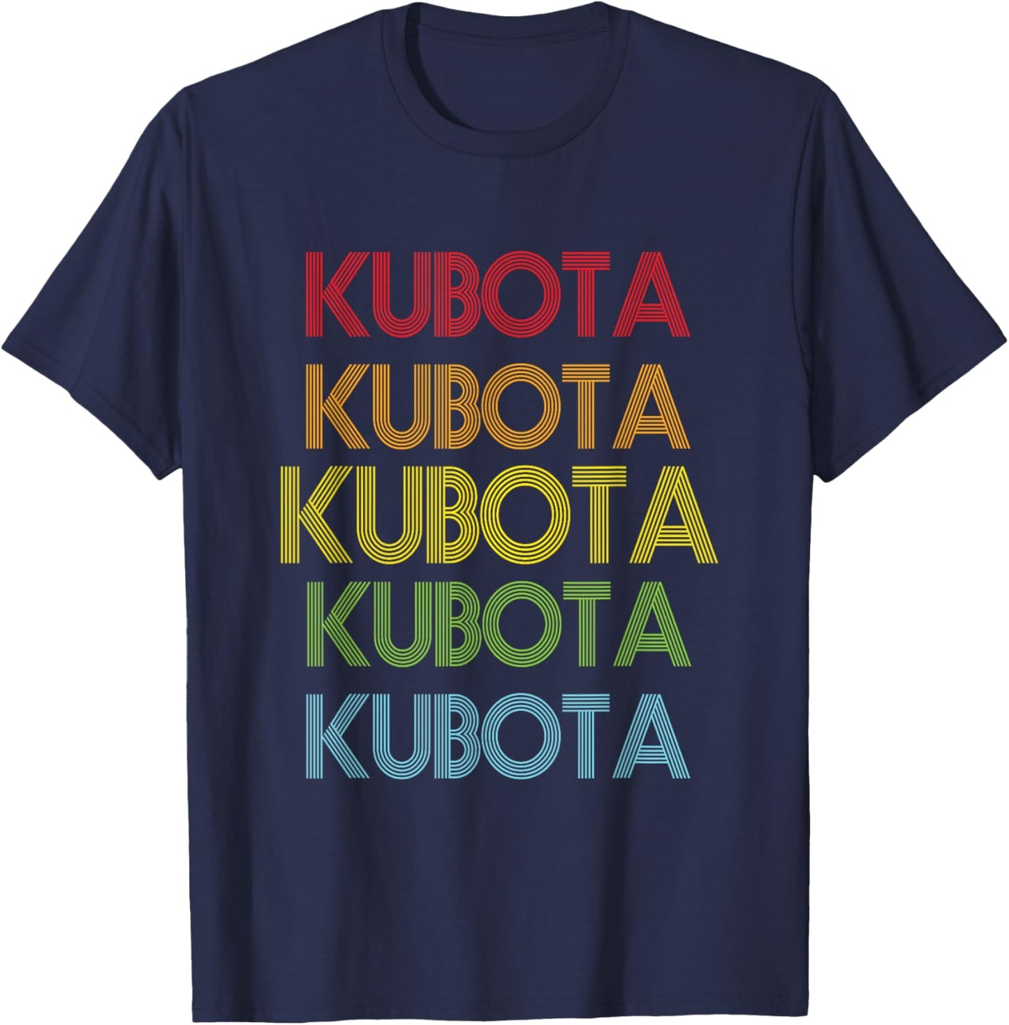 Kubota Name Gifts By Vnz , Black, Small T-Shirt - T-Shirt | Navy