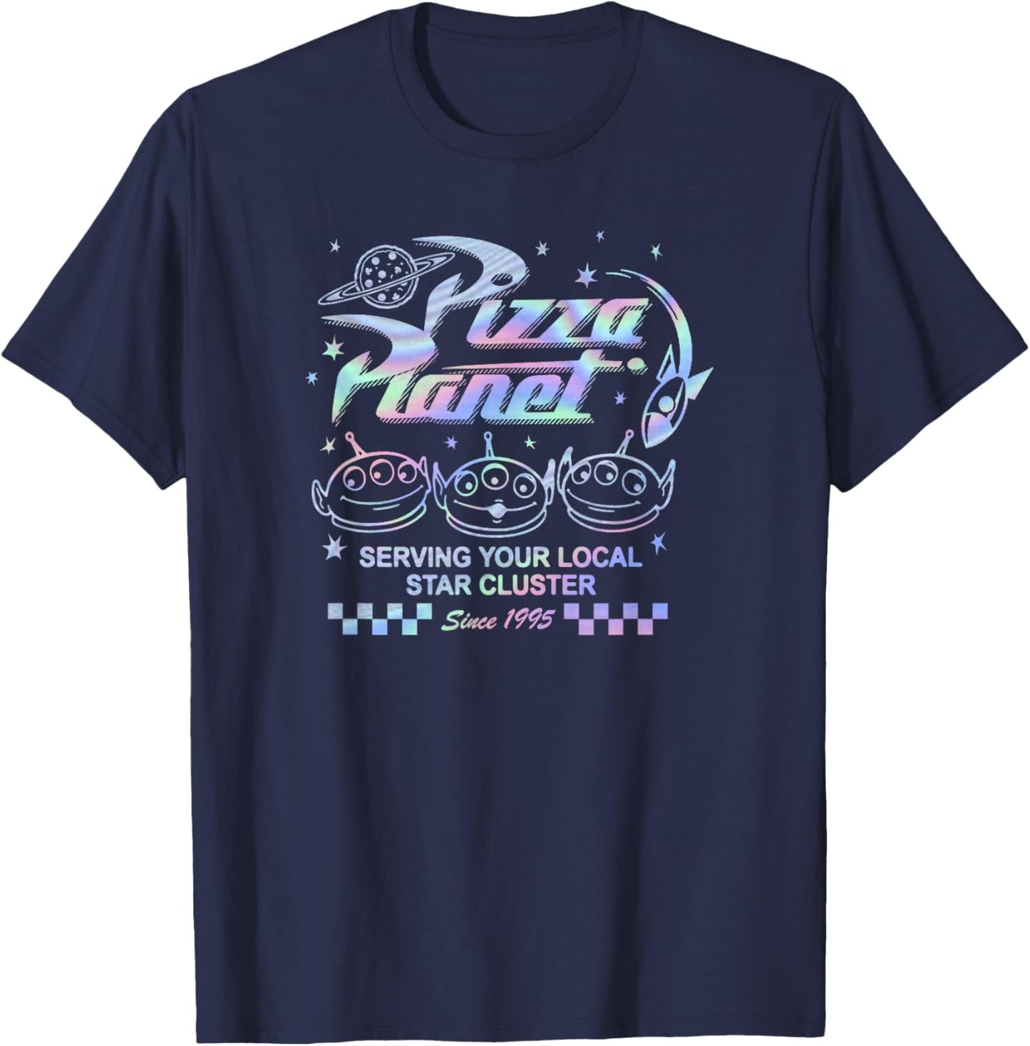 Disney Pixar Toy Story 3 Pizza Planet Aliens T-Shirt - T-Shirt | Navy