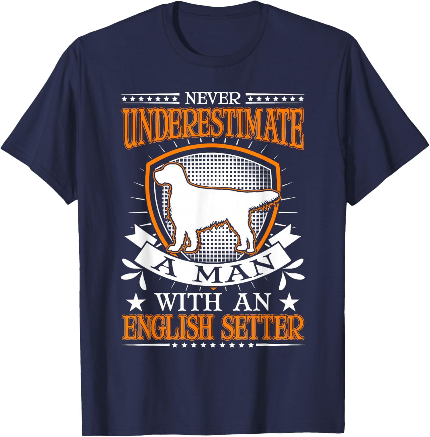 English Setter Man T-Shirt - T-Shirt | Navy