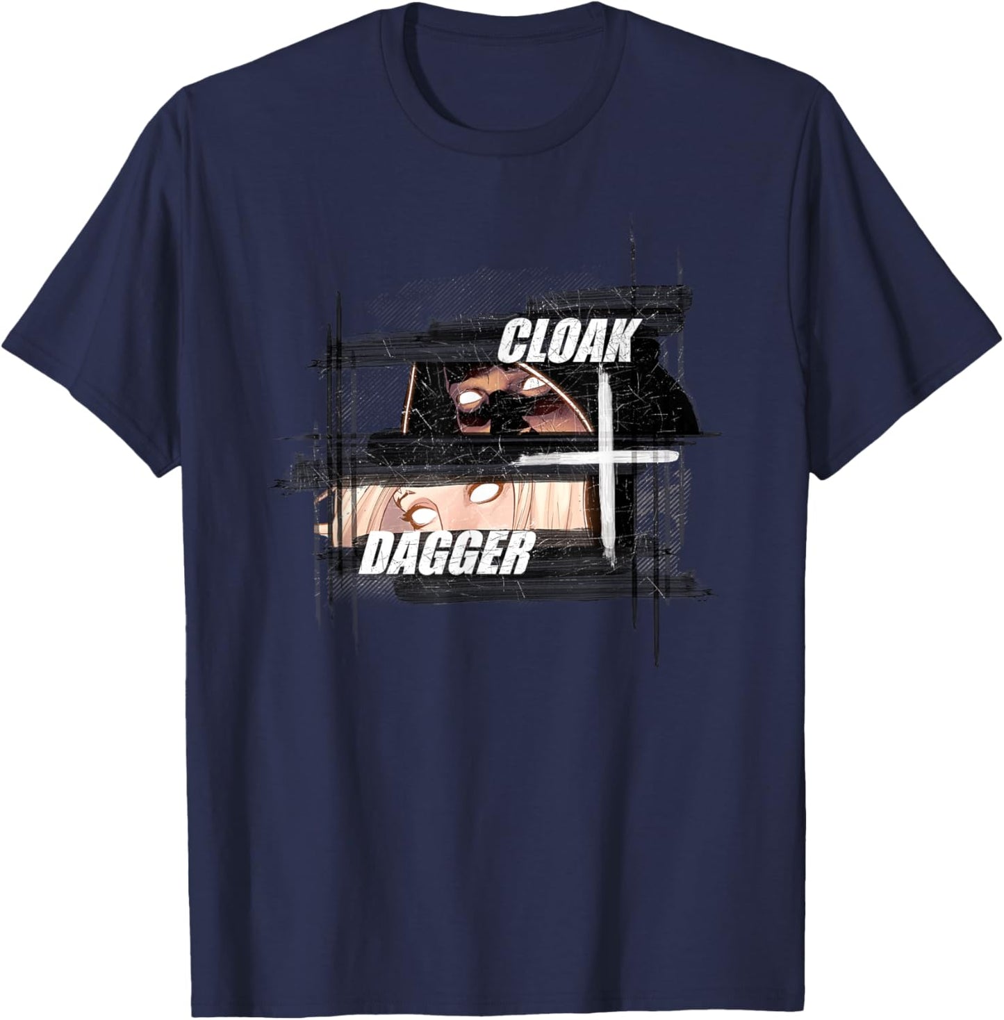 Marvel Cloak and Dagger Eyes T-Shirt - T-Shirt | Navy