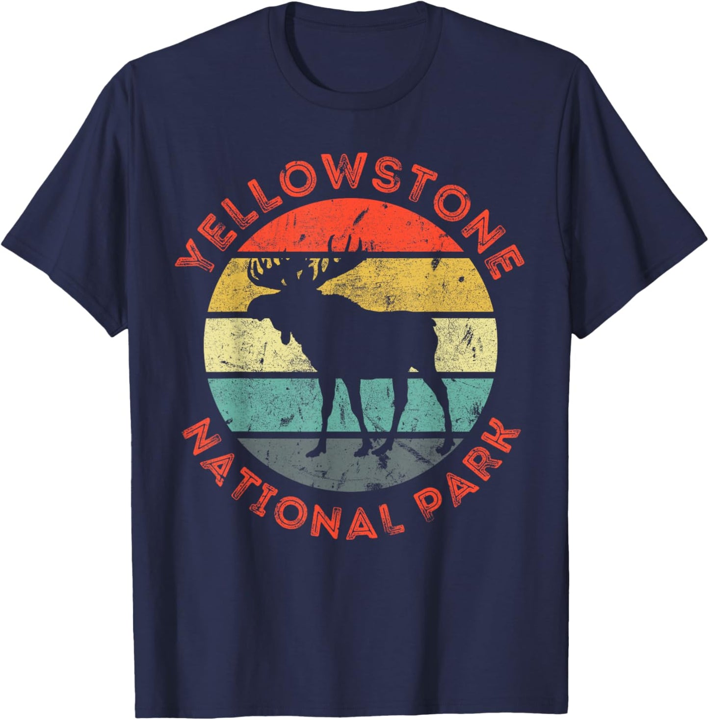 Yellowstone National Park T-Shirt - T-Shirt | Navy