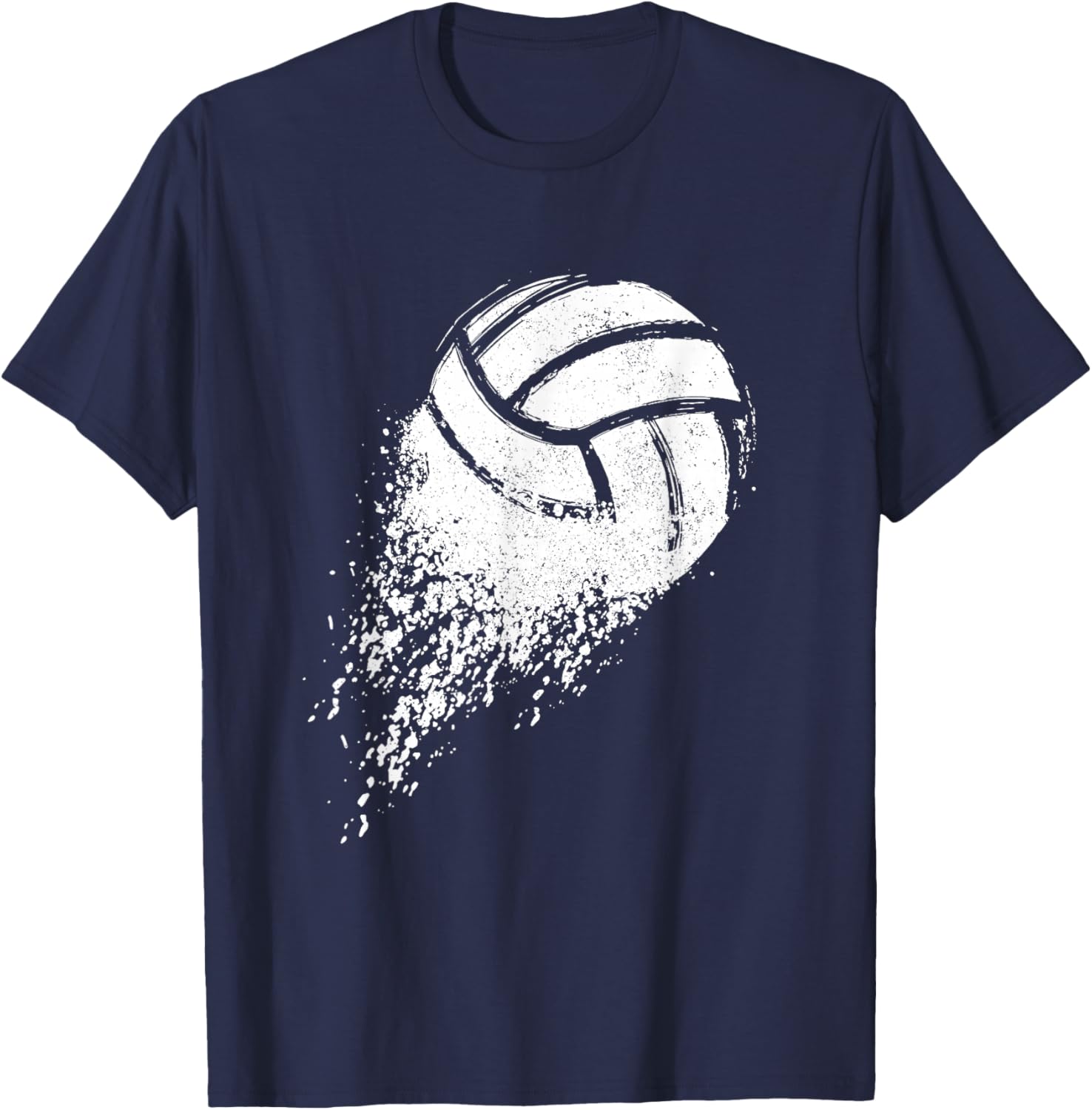 Volleyball Vintage Retro Sport Volleyball Player T-Shirt - T-Shirt | Navy