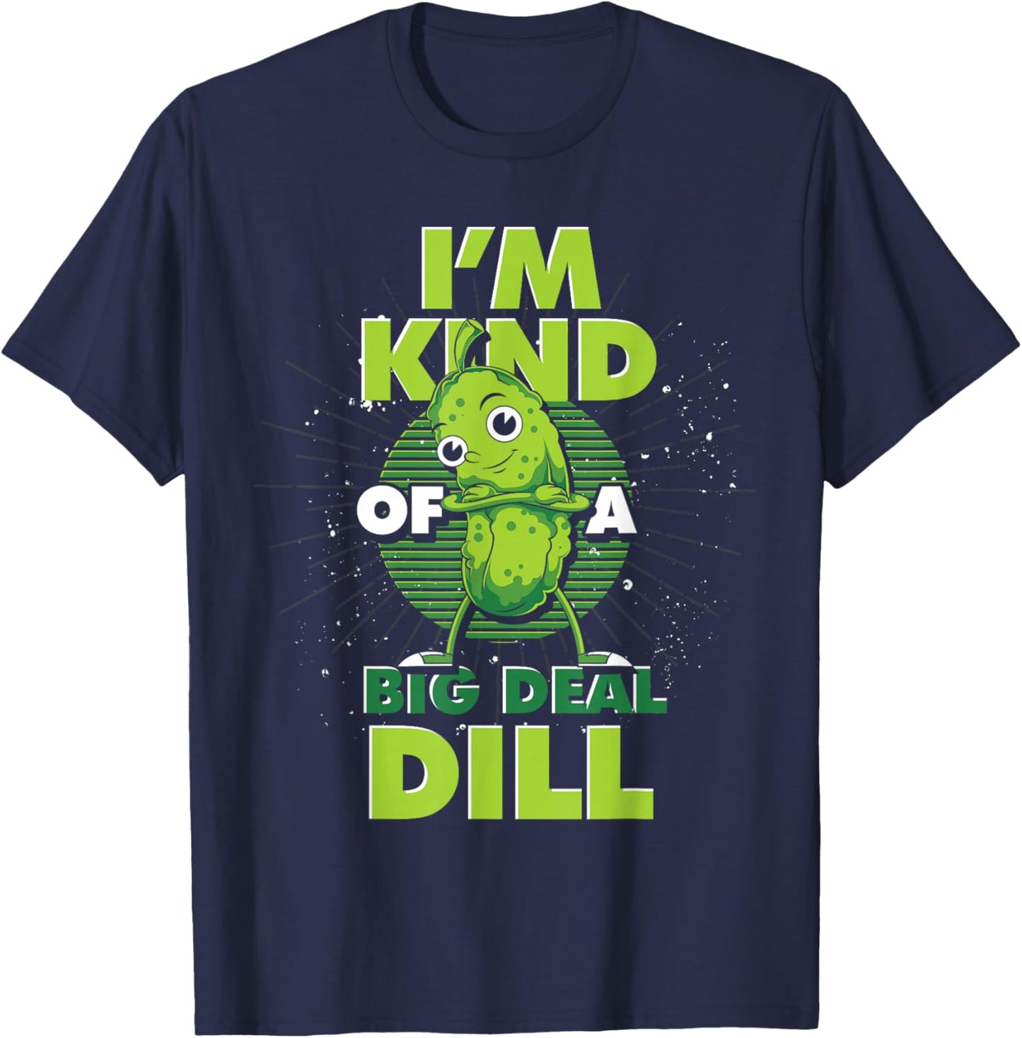 Cucumber Lovers Dill Cucumber Vegetables Pickle Funny Cucumber T-Shirt - T-Shirt | Navy