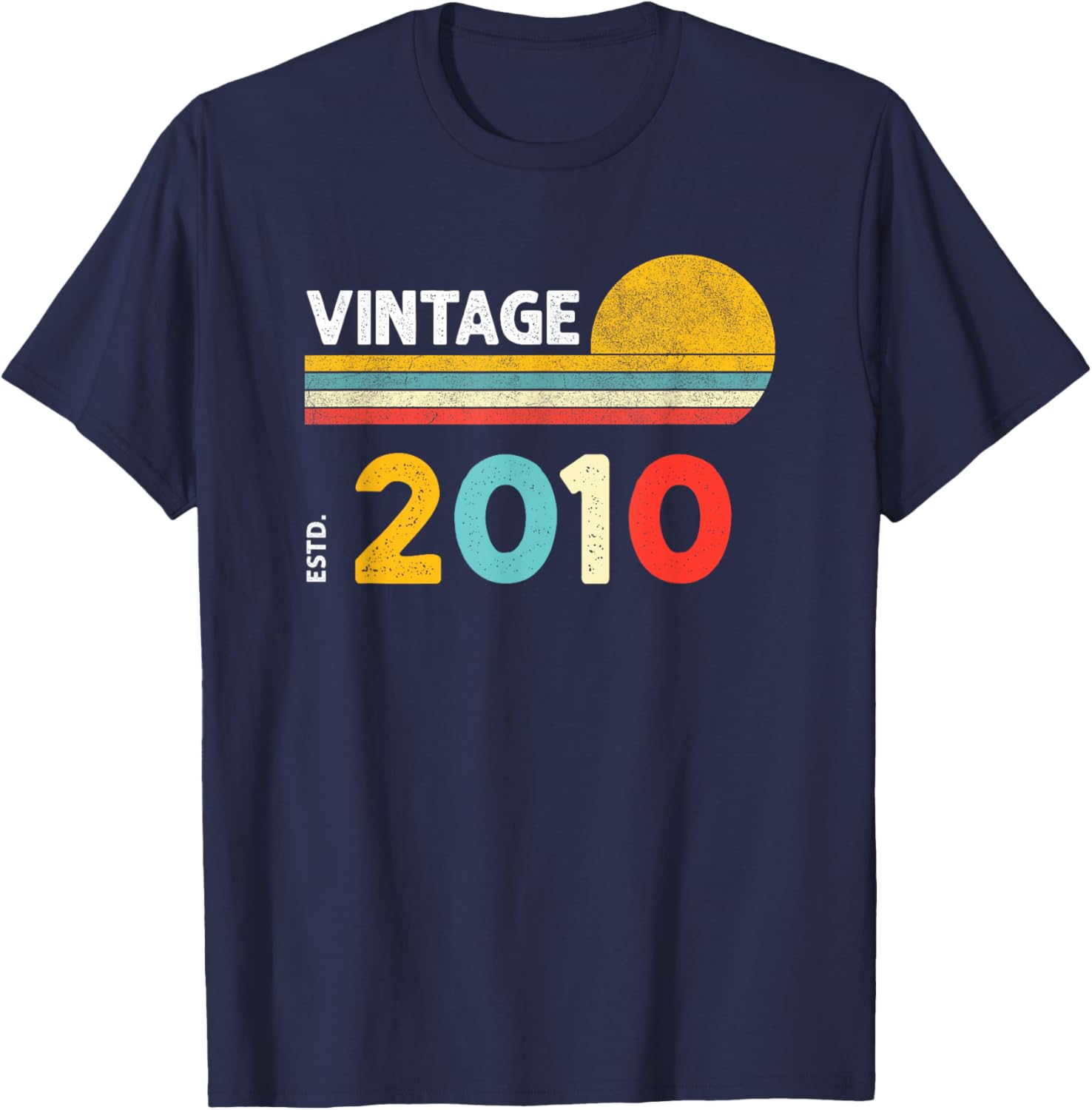 Vintage 2010 T-Shirt - T-Shirt | Navy