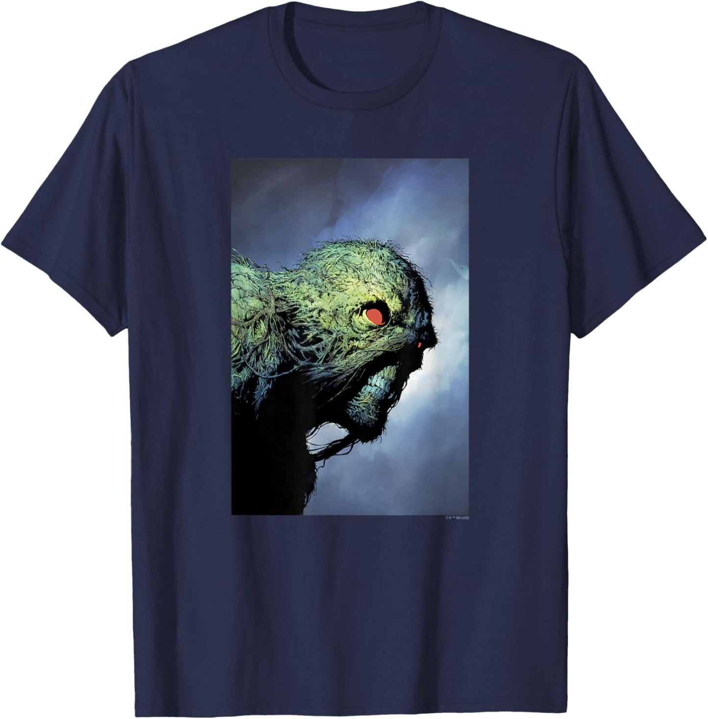 DC Comics Batman Swamp Thing Portrait T-Shirt - T-Shirt | Navy