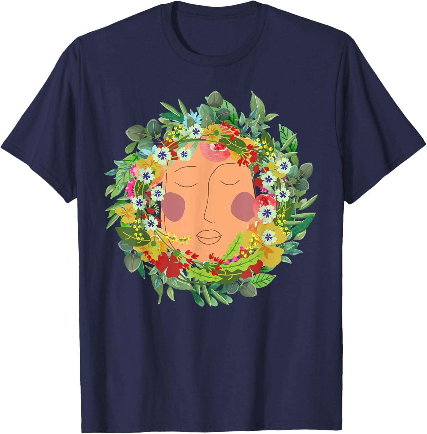 Midsommar Queen T-Shirt - T-Shirt | Navy