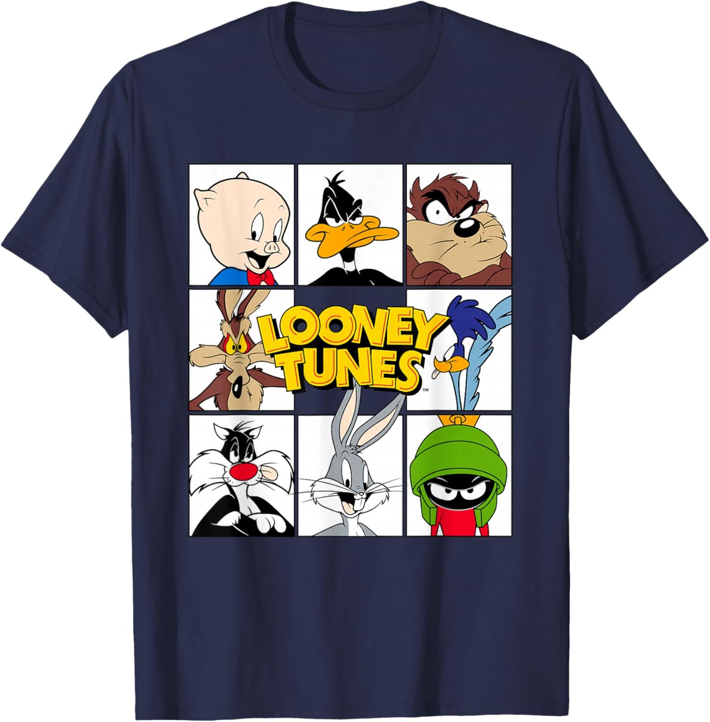Looney Tunes Characters T-Shirt - T-Shirt | Navy