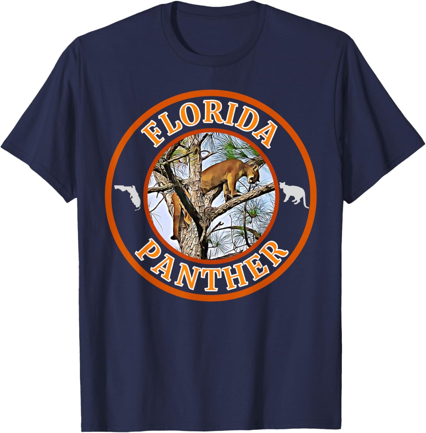 Florida Panther T-Shirt - T-Shirt | Navy