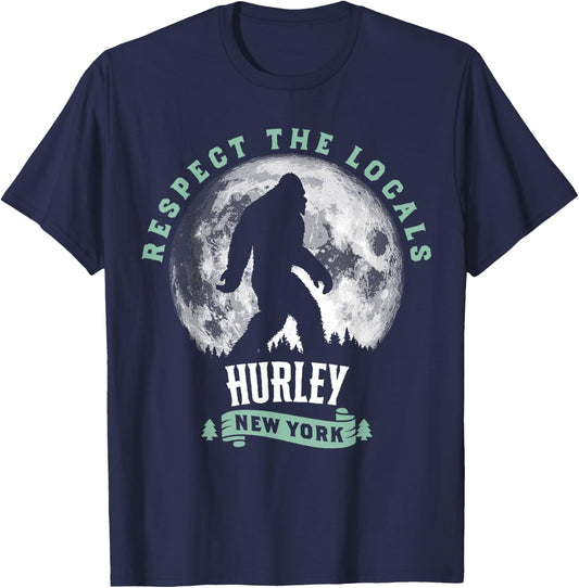 Hurley New York Respect The Locals Bigfoot Night Stroll T-Shirt - T-Shirt | Navy