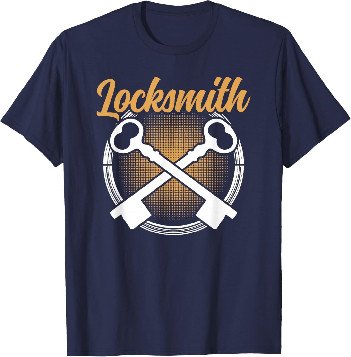 Locksmith Lock Locksmith Profession T-Shirt - T-Shirt | Navy