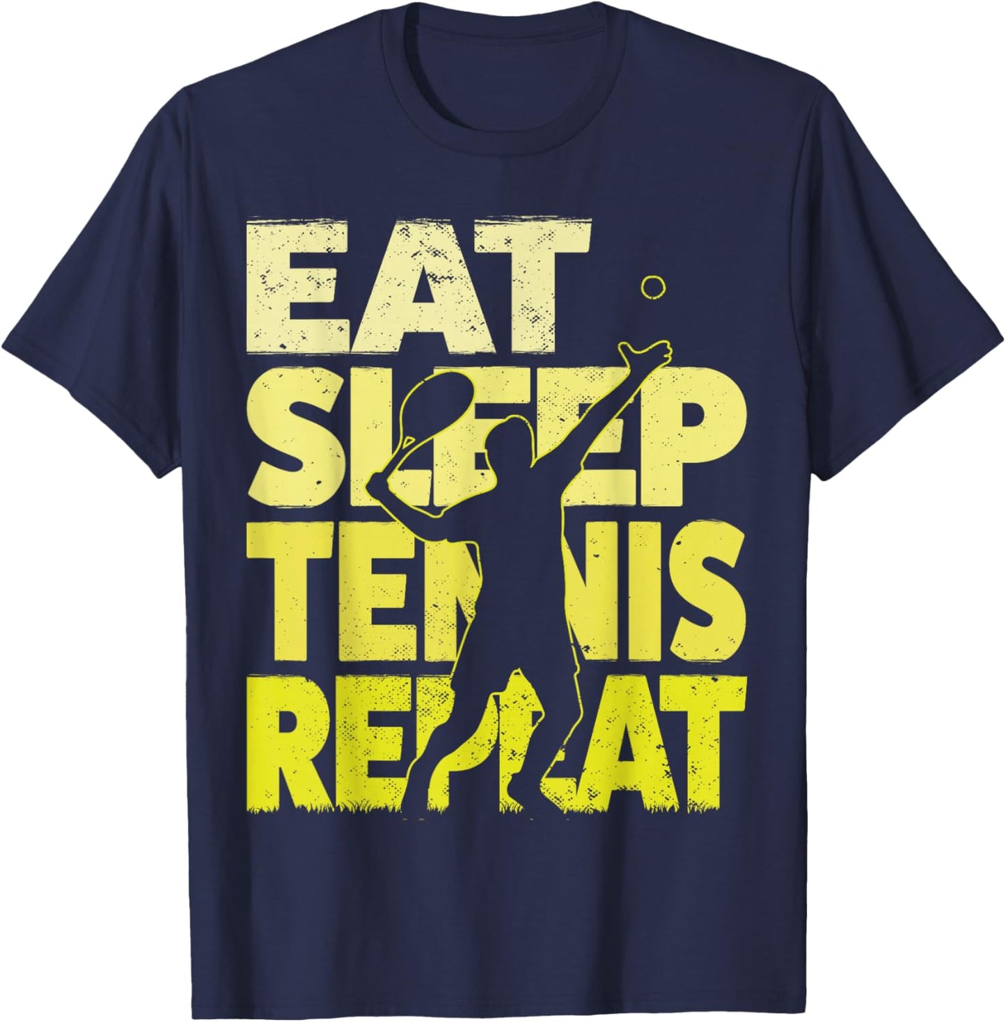 Funny Tennis Player Saying – Tennis Motif & Tennis T-Shirt - T-Shirt | Navy