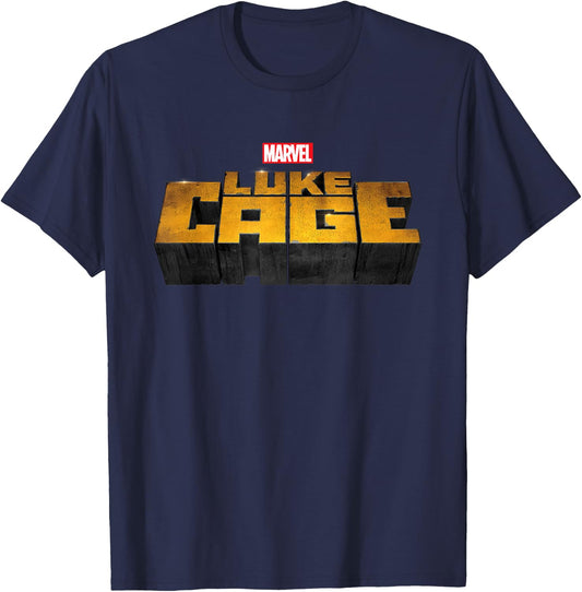 Marvel Luke Cage Series Logo T-Shirt - T-Shirt | Navy