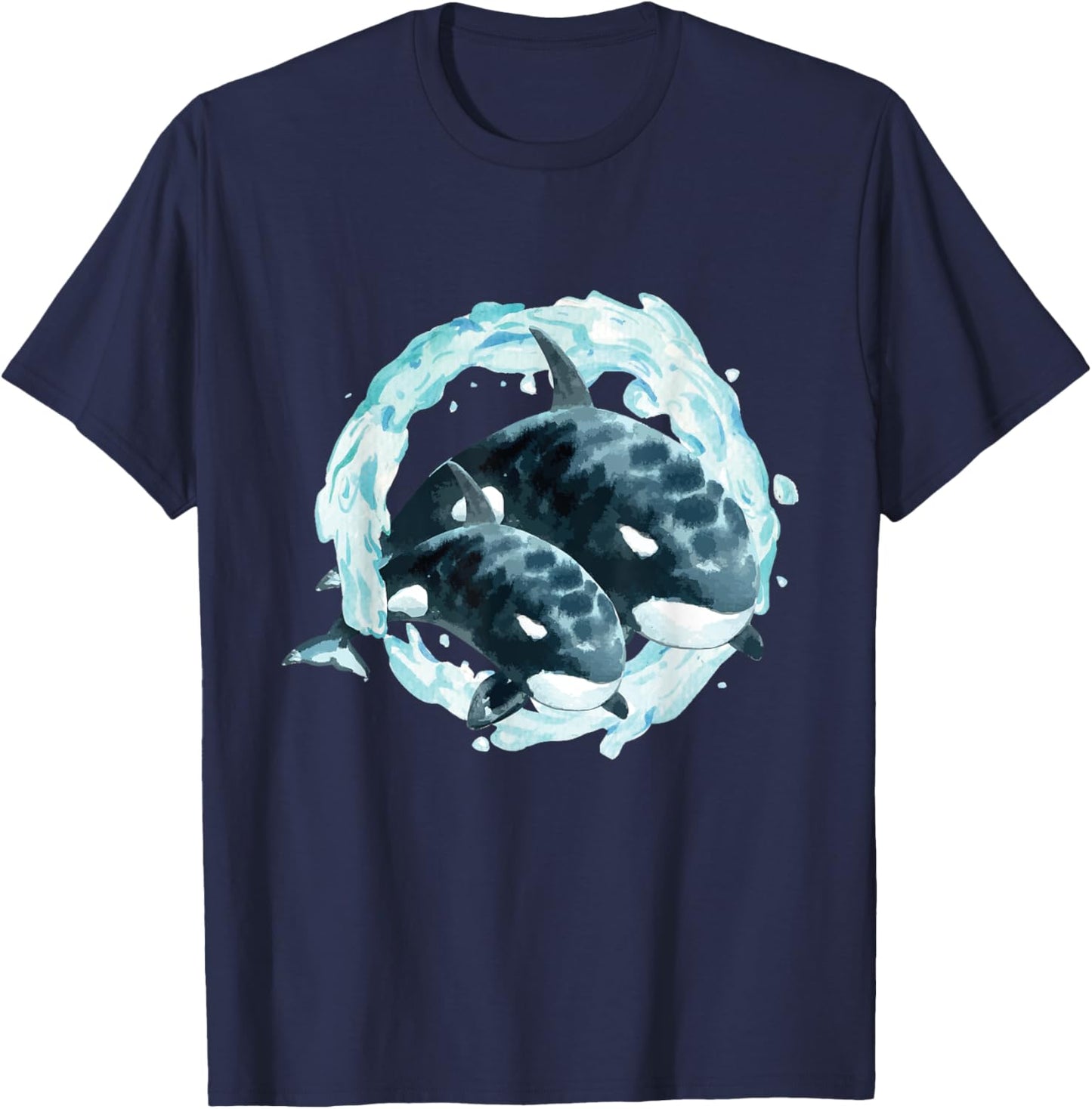 Whale Lover Art - Whales Marine Biologist Wildlife T-Shirt - T-Shirt | Navy