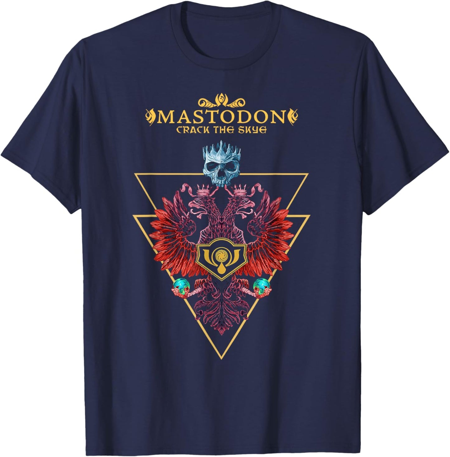 Mastodon - Vibrant Double Eagle T-Shirt - T-Shirt | Navy