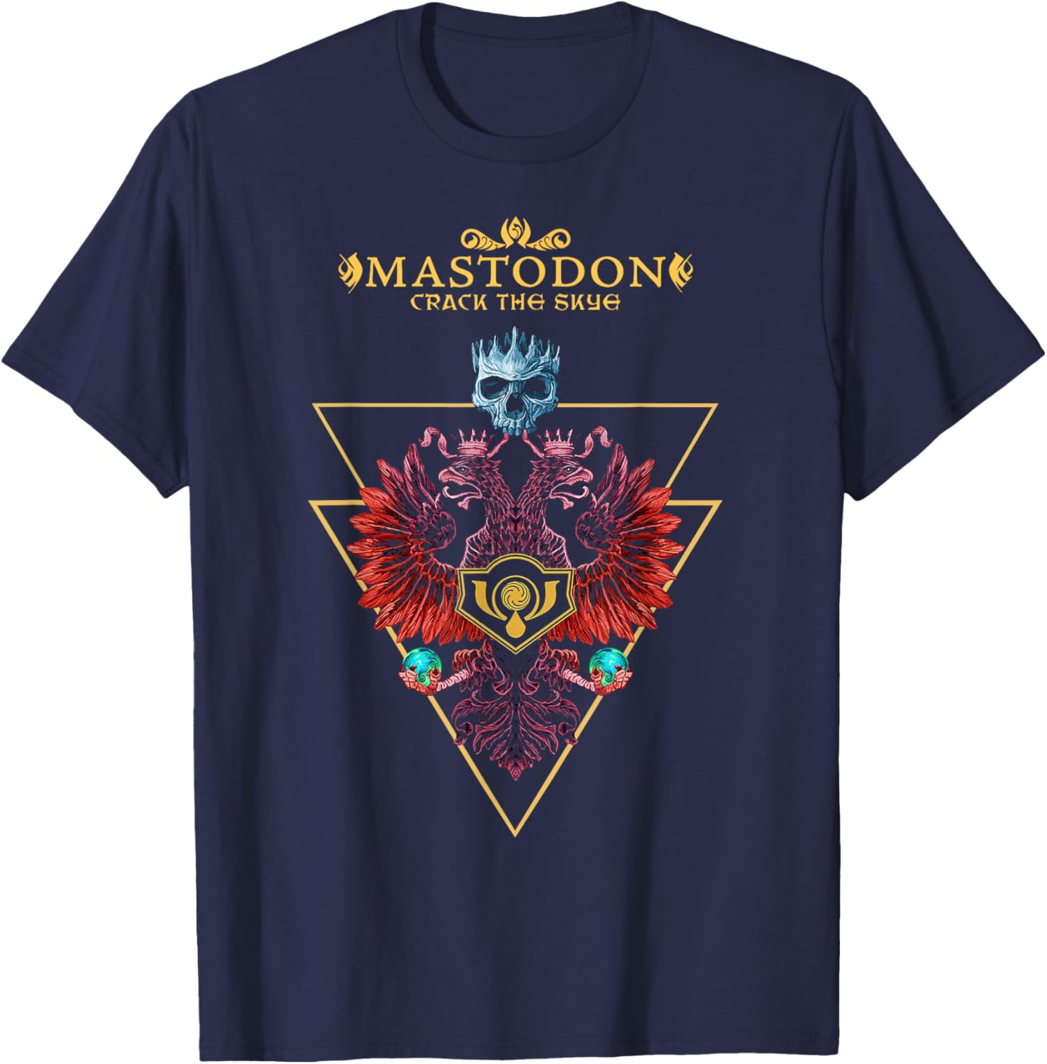 Mastodon - Vibrant Double Eagle T-Shirt - T-Shirt | Navy