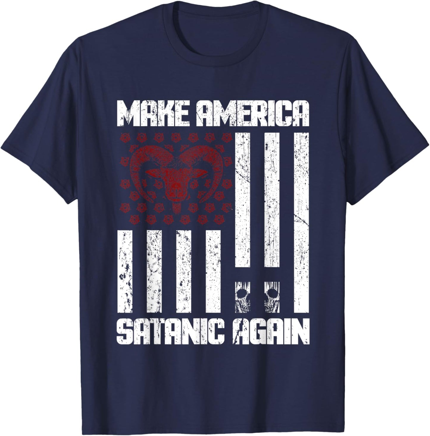 Make America Satanic Again T-Shirt - T-Shirt | Navy