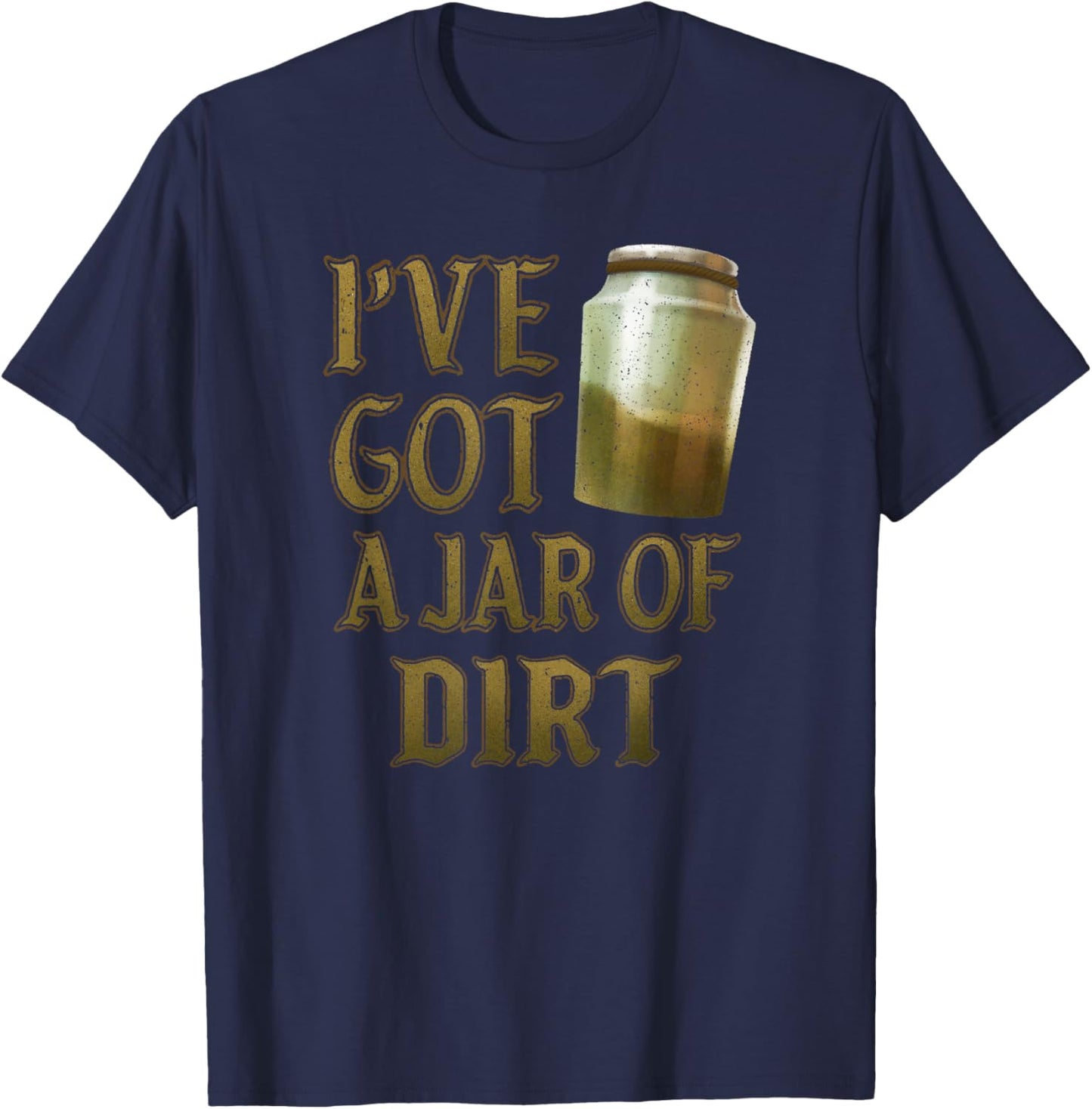 Disney Pirates of The Caribbean I've Got A Jar of Dirt Small T-Shirt - T-Shirt | Navy