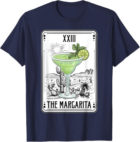 Drinking Tarot Card Margarita Tarot Meaning Bridesmaid T-Shirt - T-Shirt | Navy