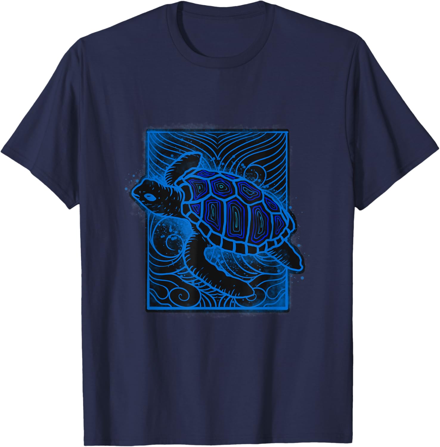 Sea Turtle Conservation Animal Rights Gift T-Shirt - T-Shirt | Navy