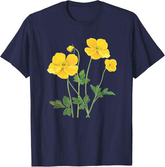 Pretty Buttercup Costume for Flowers Lovers T-Shirt - T-Shirt | Navy