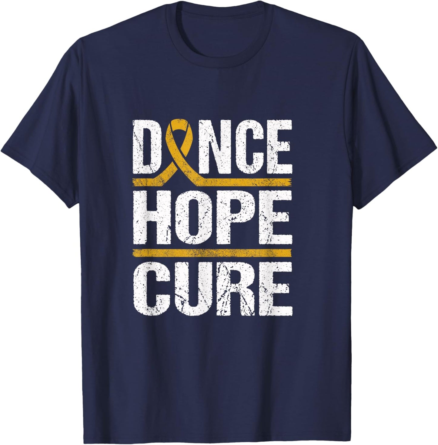 Dance Hope Cure T-Shirt - T-Shirt | Navy