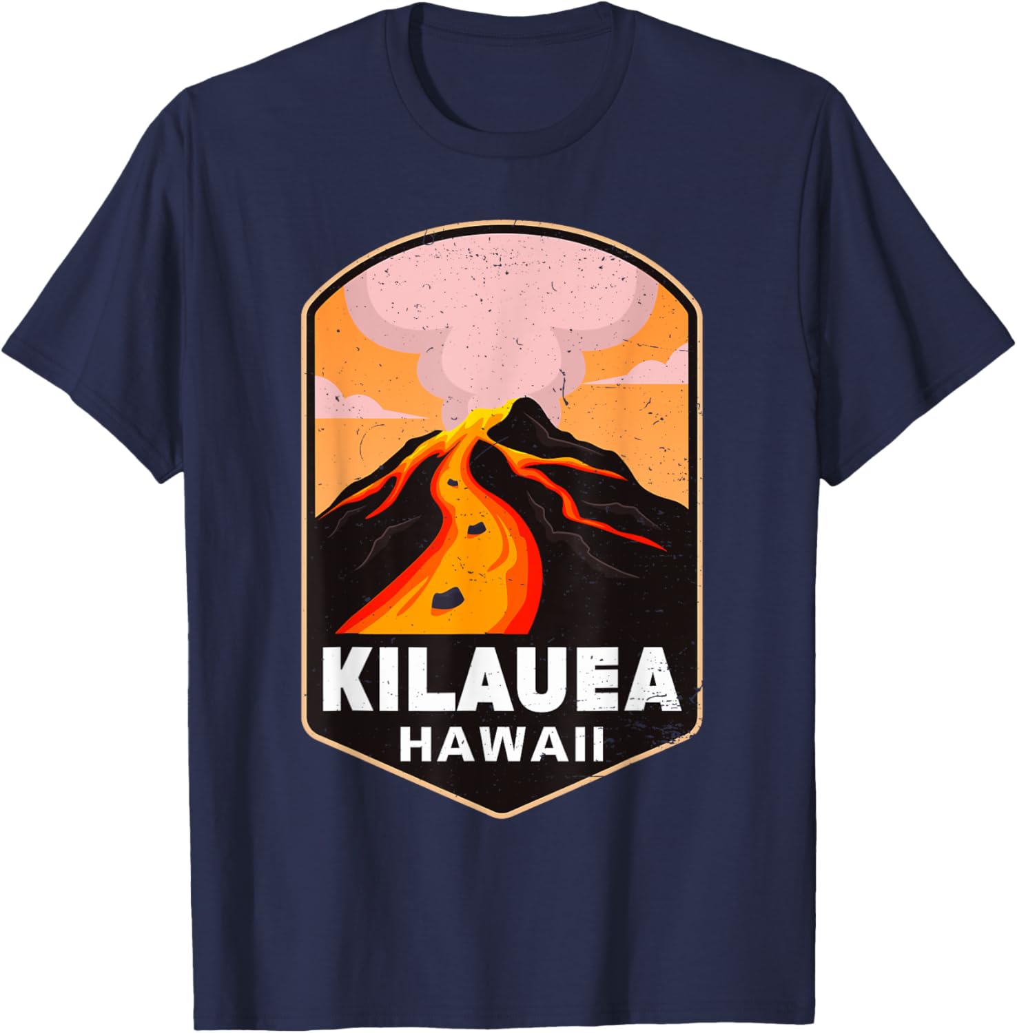 Kilauea Hawaii Volcanoes National Park Volcano Women T-Shirt - T-Shirt | Navy