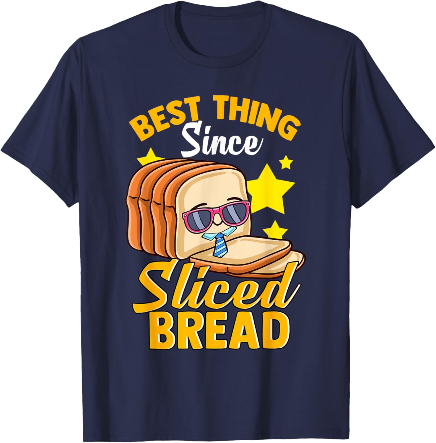 Funny Best Thing Since Sliced Bread Breadmaker Sourdough T-Shirt - T-Shirt | Navy