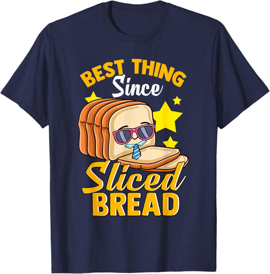 Funny Best Thing Since Sliced Bread Breadmaker Sourdough T-Shirt - T-Shirt | Navy