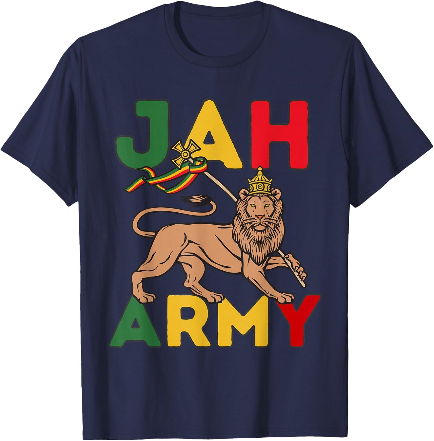 Part of the Jah Army T-Shirt - T-Shirt | Navy