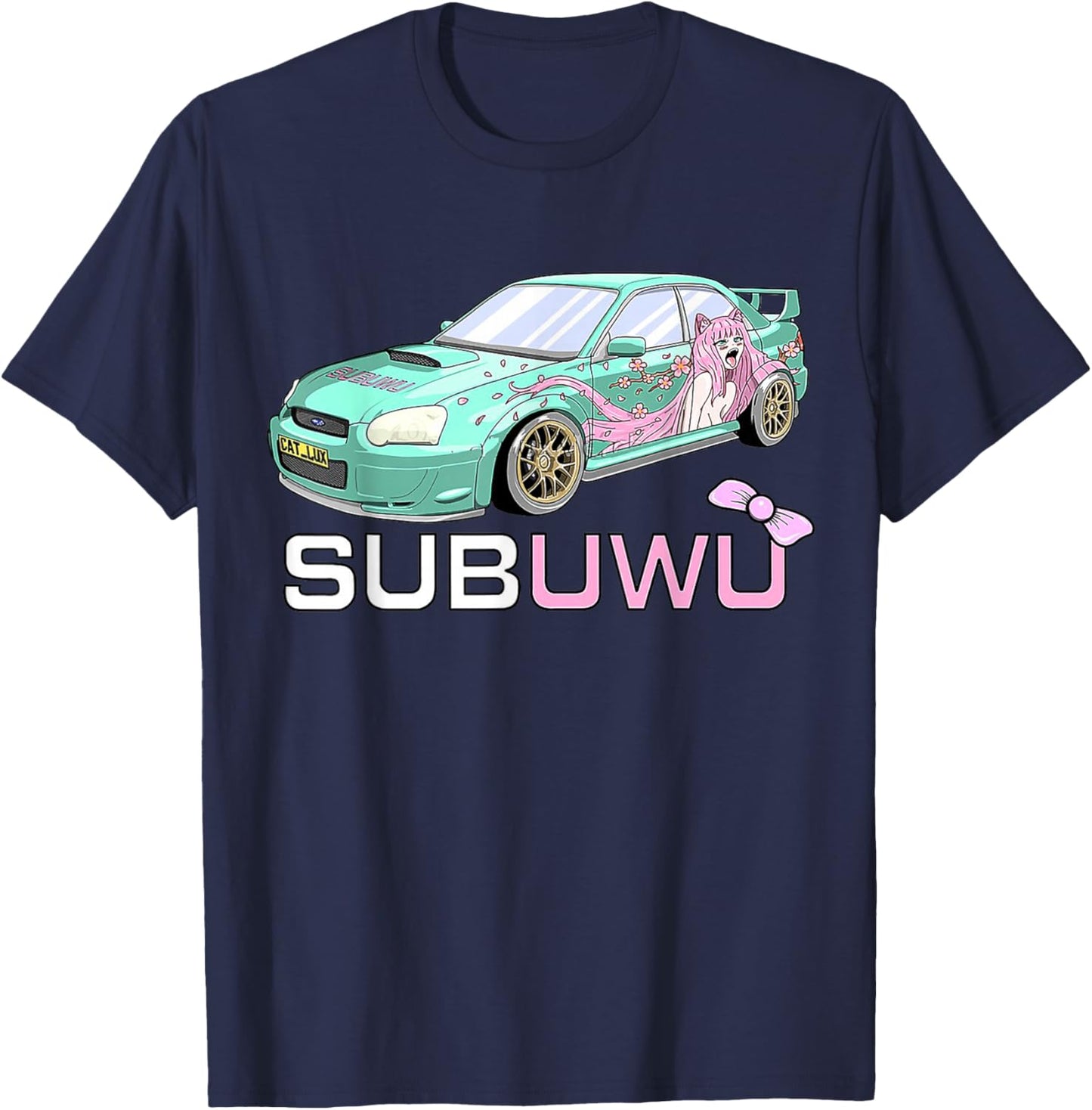 SubUwU Anime Lover Cute Otaku Fan Gift T-Shirt - T-Shirt | Navy
