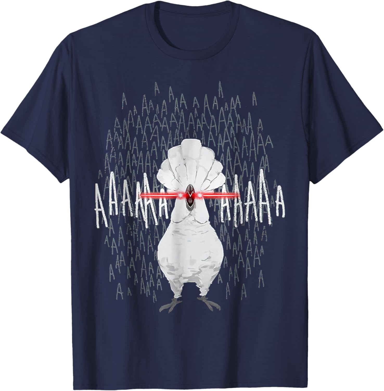 Extra Evil Screaming Cockatoo T-Shirt - T-Shirt | Navy
