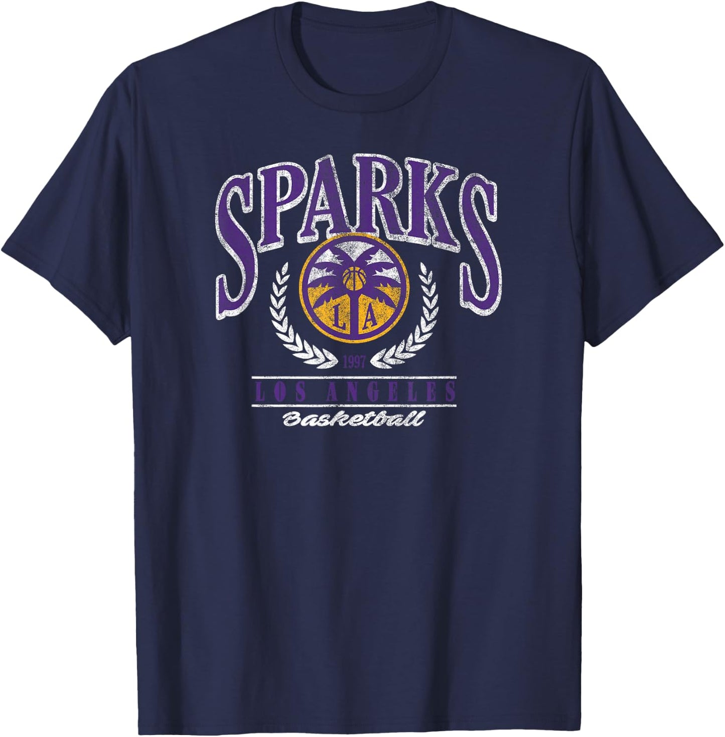 WNBA Los Angeles Sparks Top Class T-Shirt - T-Shirt | Navy