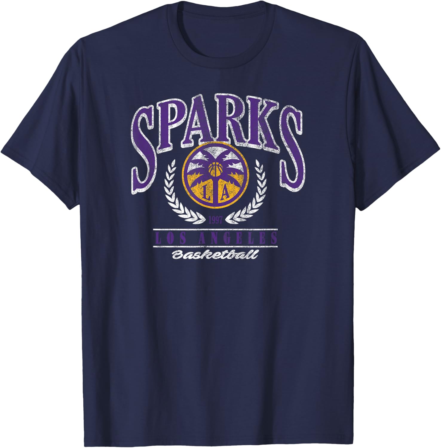 WNBA Los Angeles Sparks Top Class T-Shirt - T-Shirt | Navy