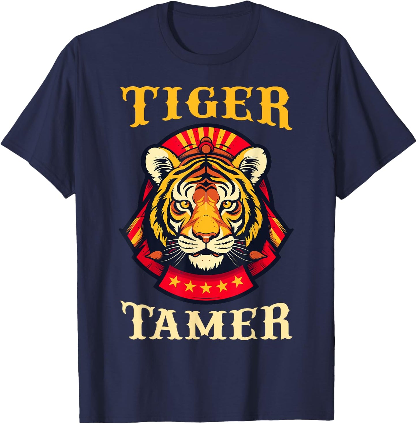 Tiger Tamer Circus Costume Party Carnival Family Matching T-Shirt - T-Shirt | Navy