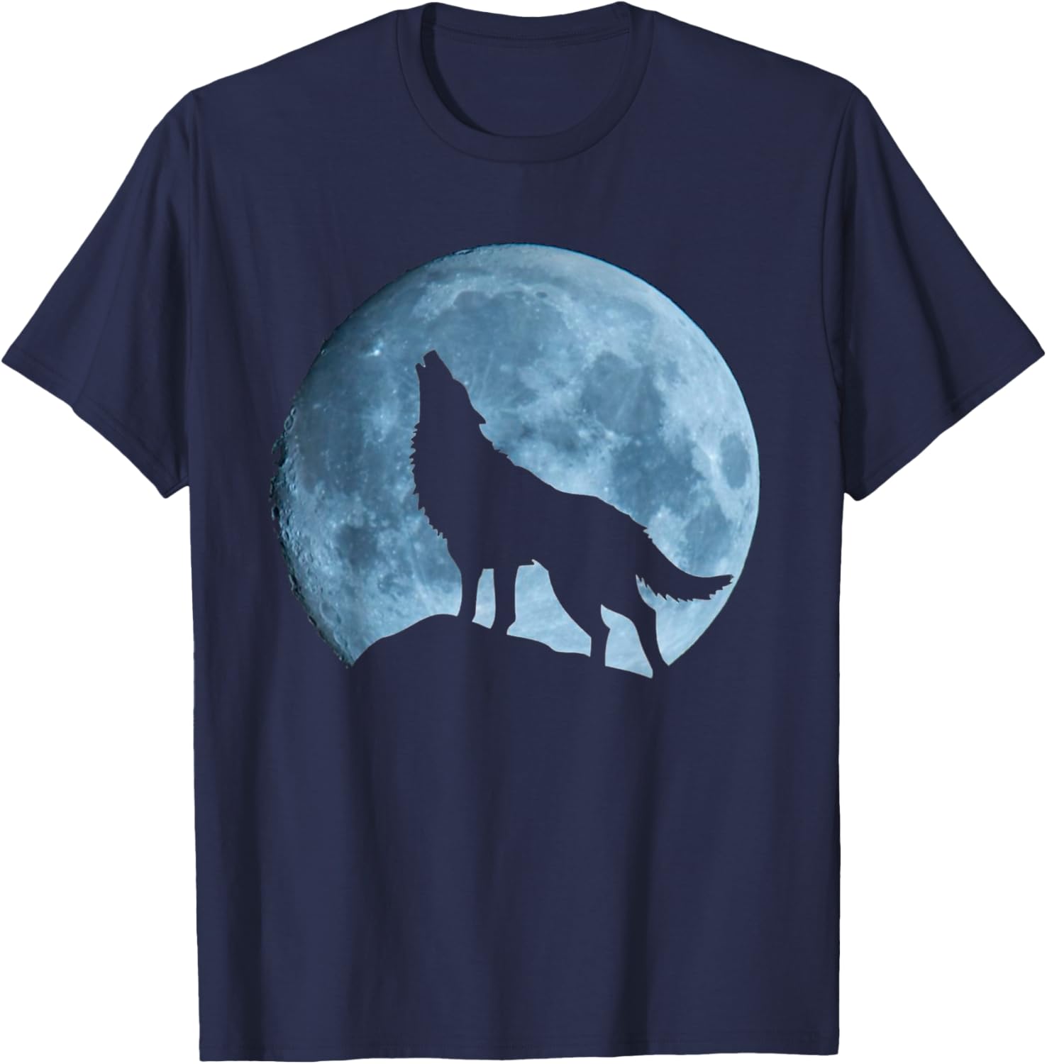 Wolf shirt, Wolf shirt , wolf women, wolf moon T-Shirt - T-Shirt | Navy