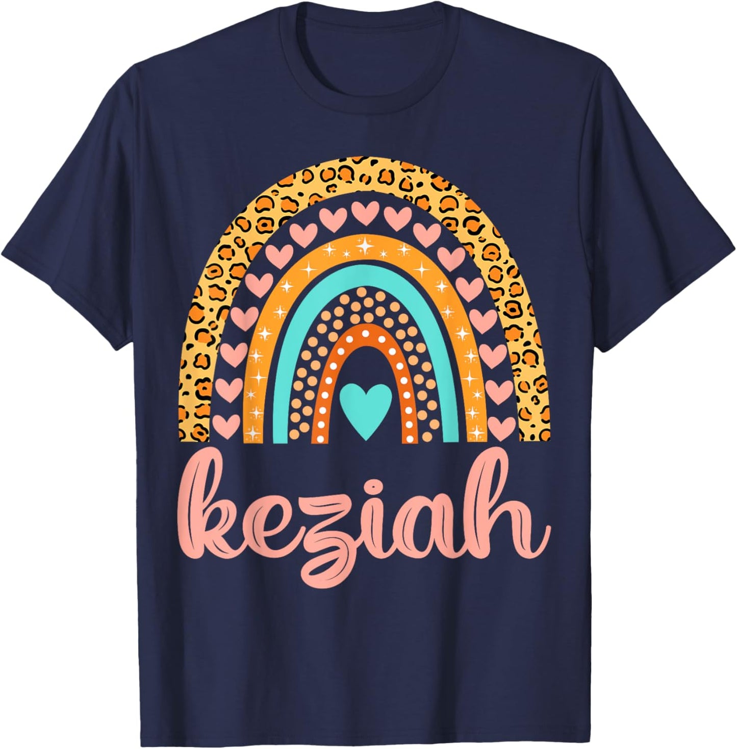 Keziah Keziah Name Birthday Shirt Gift T-Shirt - T-Shirt | Navy