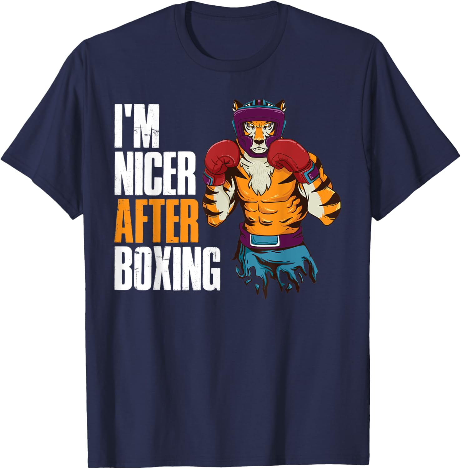 Im Nicer After Boxing T-Shirt - T-Shirt | Navy