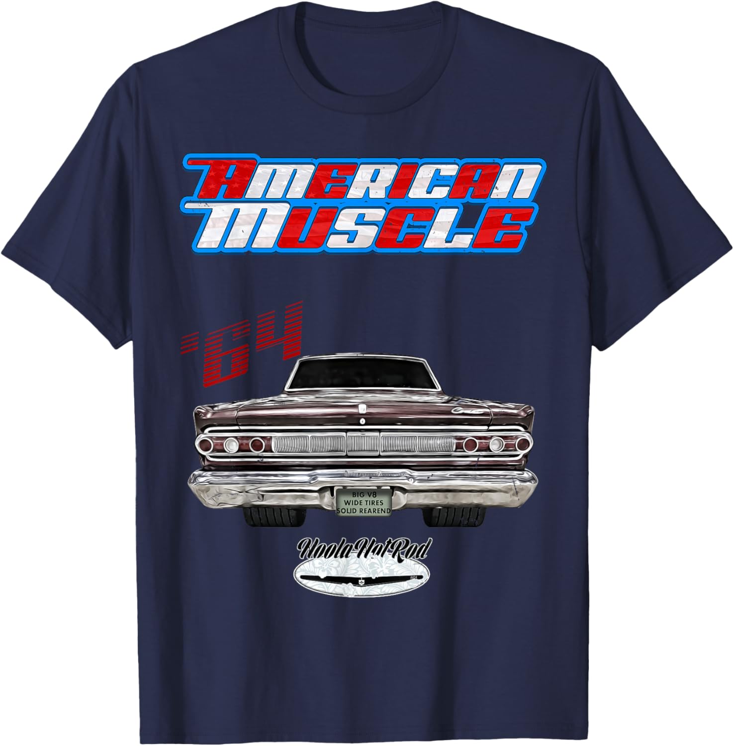 1964 Comet,Cyclone,Hot Rod,Muscle Car,american car,pony car T-Shirt - T-Shirt | Navy