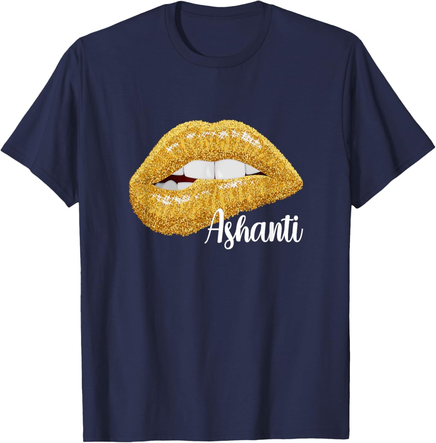 Ashanti First Name Gift T-Shirt - T-Shirt | Navy