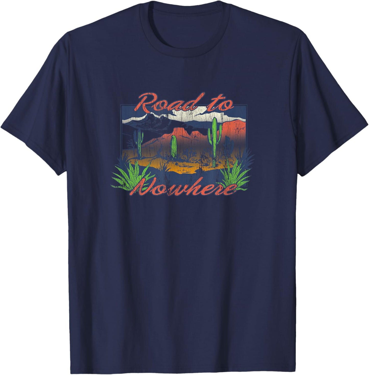 Road to Nowhere T-Shirt - T-Shirt | Navy