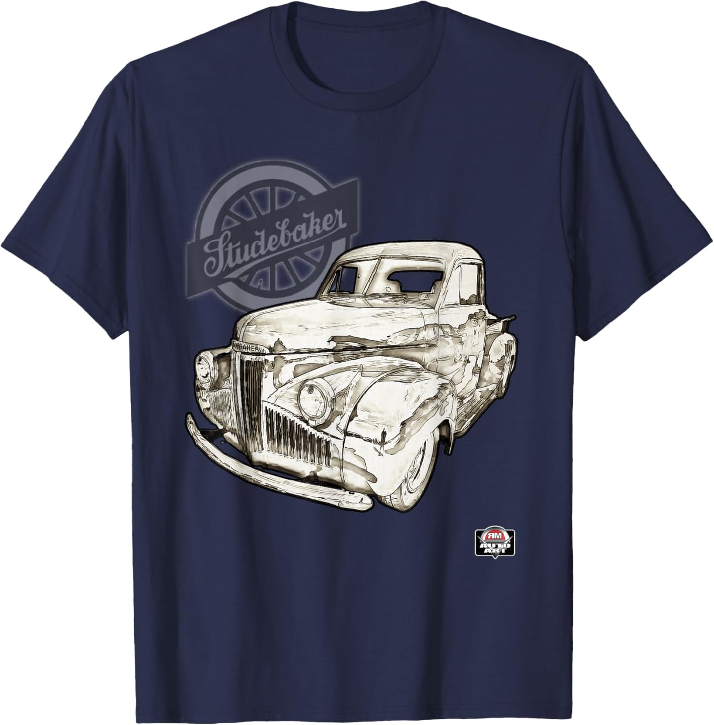 Classic M5 Studebaker truck T-Shirt - T-Shirt | Navy