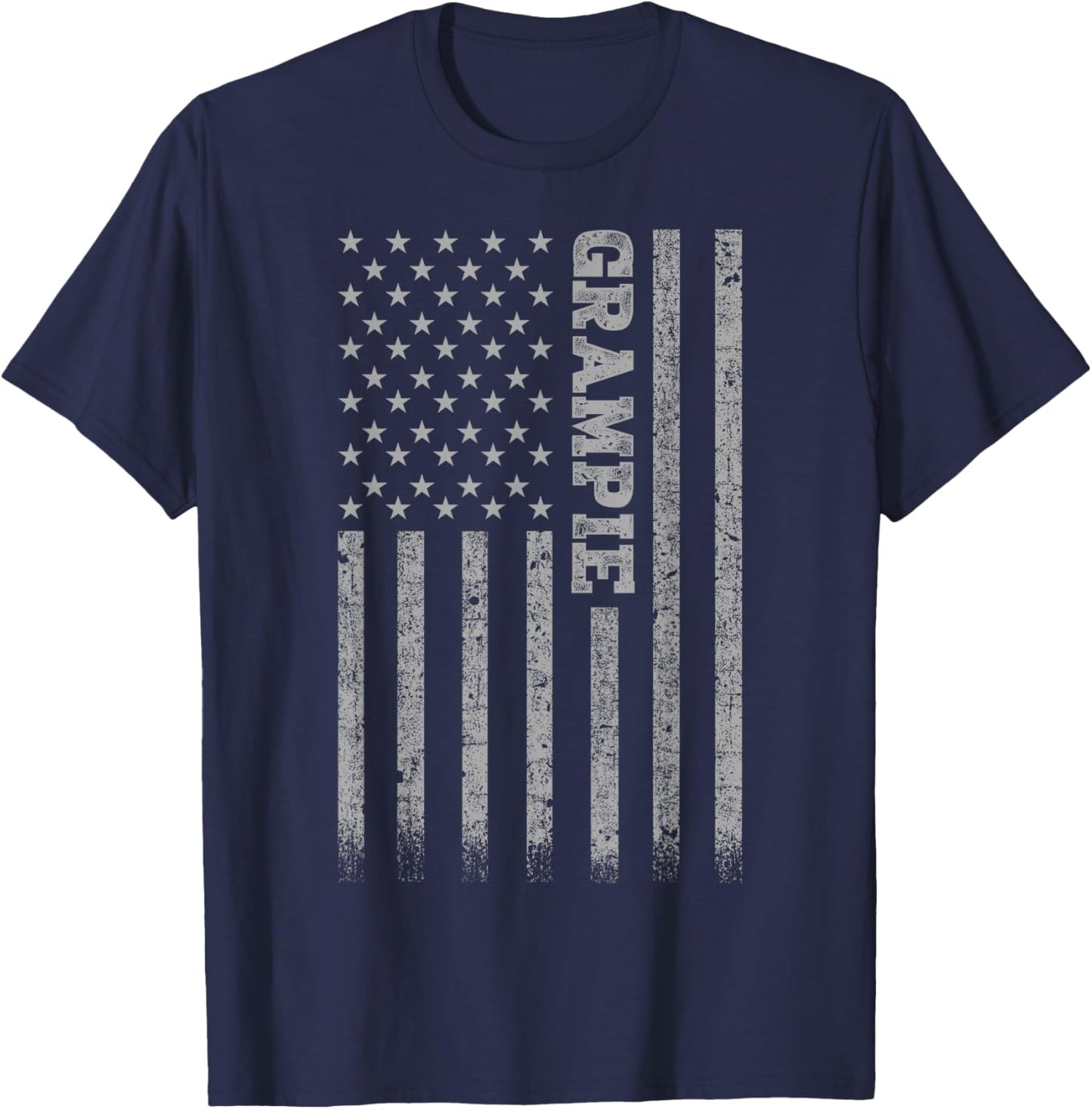 Gifts For Grampie American Flag T-Shirt - T-Shirt | Navy