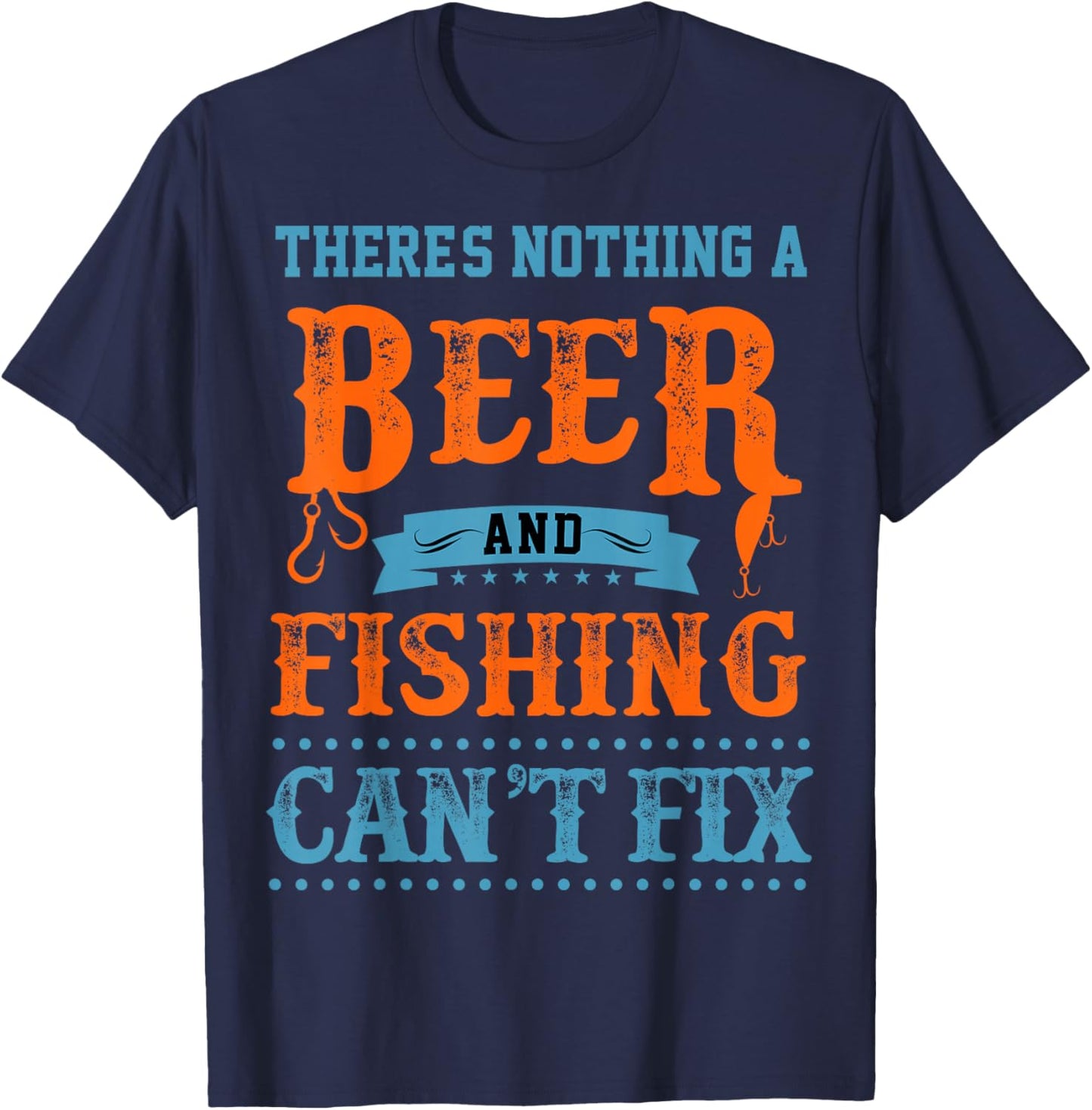 Funny Fishing Dad Quotes Saying Men Women Funny Fisherman T-Shirt - T-Shirt | Navy